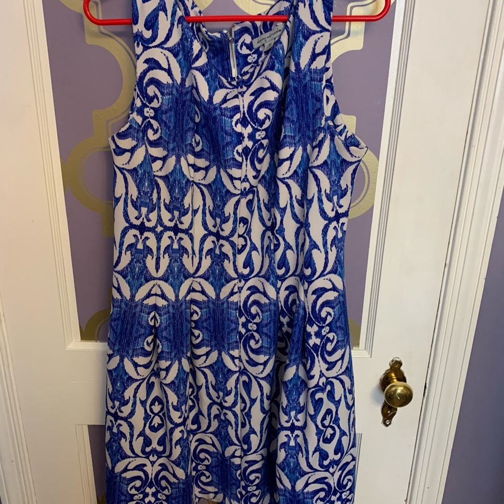 Danny & Nicole Sleeveless Fit & Flare Dress